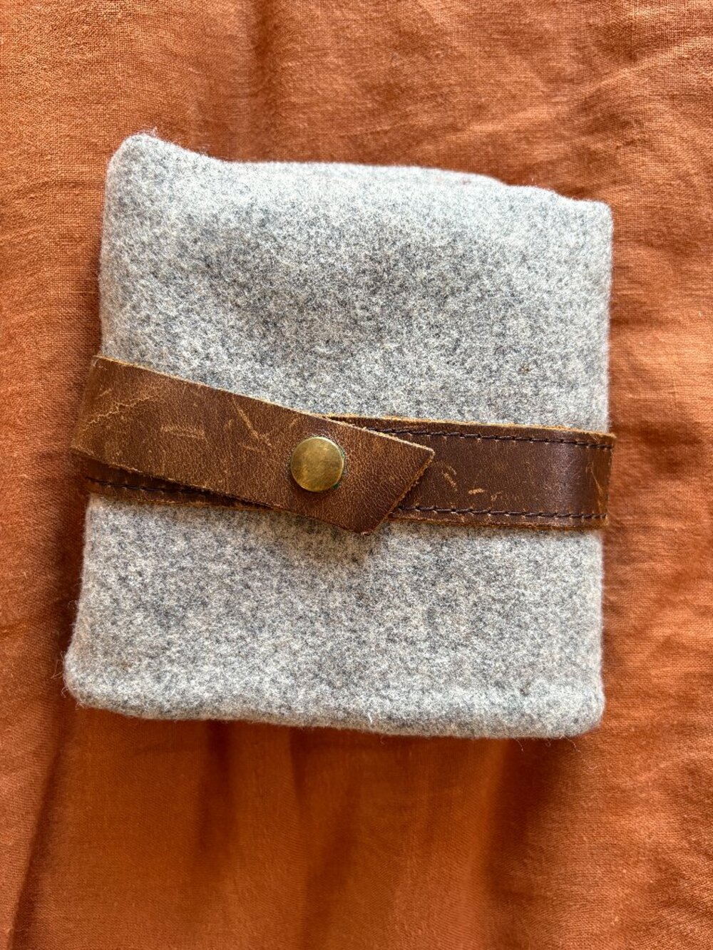 Grey Wool Twig & Horn Wool Interchangeable Needle Case
